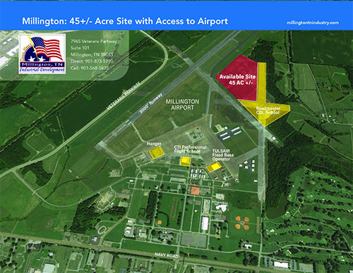 Airport site east map